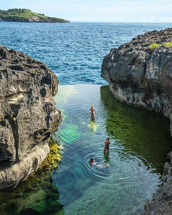 Nusa Penida Island Tour: Kelingking Cliff, Angel’s Billabong, Broken Beach, Crystal Bay and local lunch.